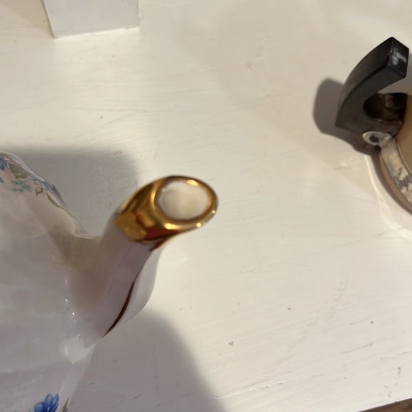 Sadler teapot with blue flowers - Picture 2 of 5